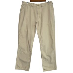 Patagonia Organic Cotton Duck Canvas Pants Mens 35x31 Beige Workwear Chino 55840